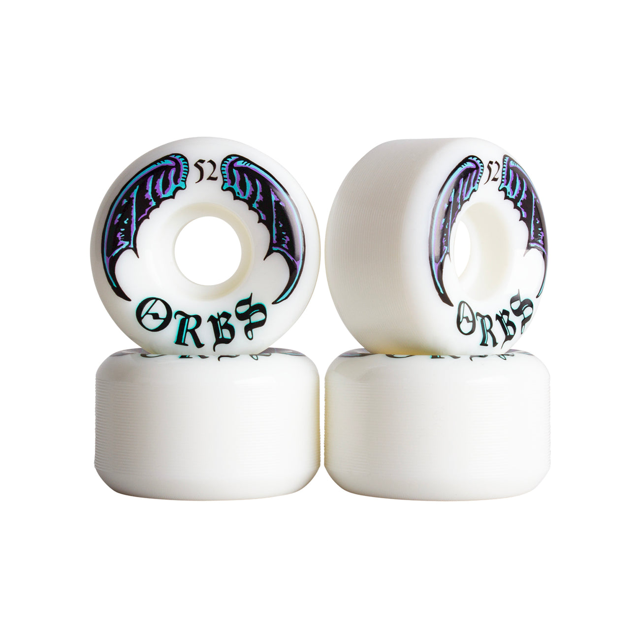 Orbs Specters White 52mm 99a Skateboard Wheels