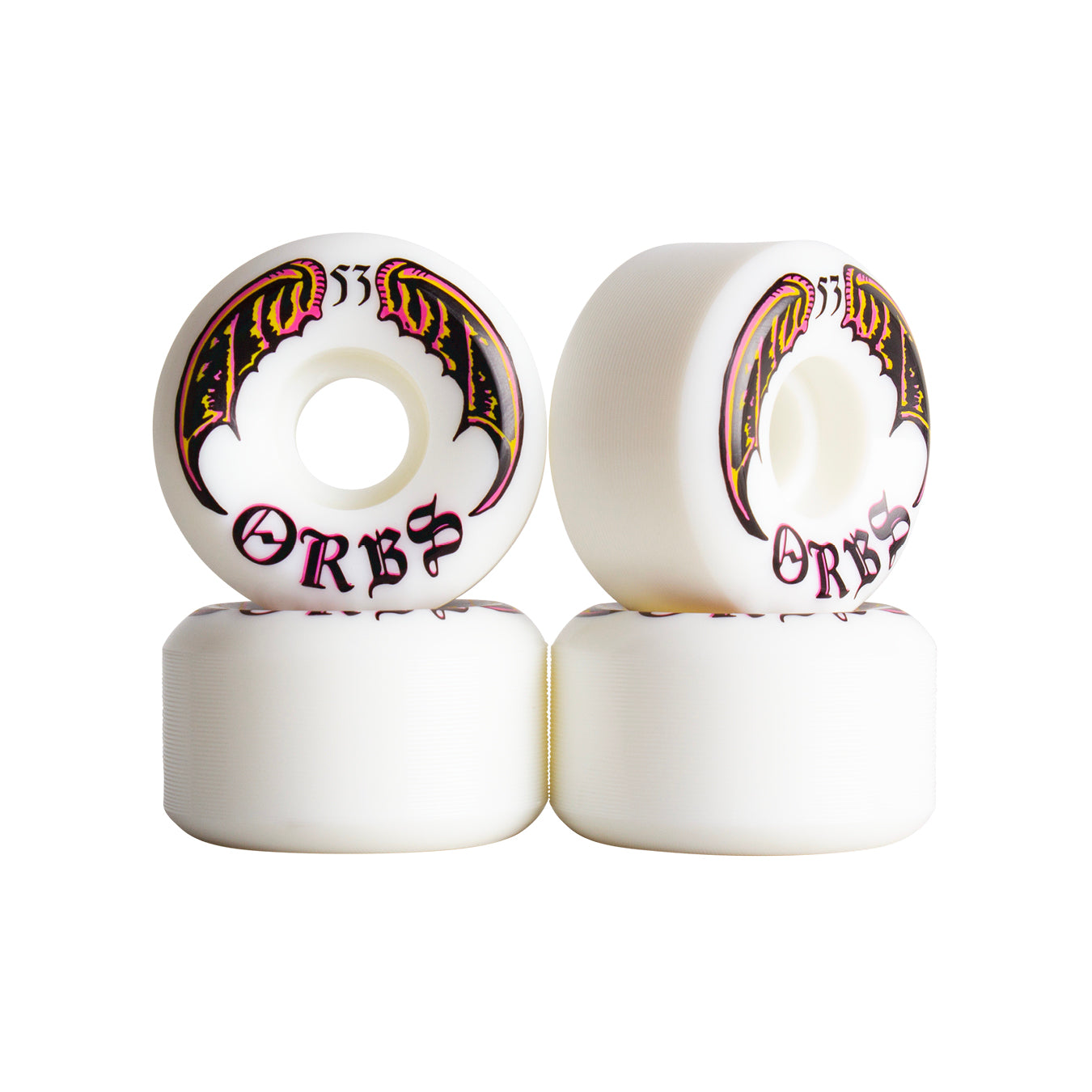 Orbs Specters White 53mm 99a Skateboard Wheels