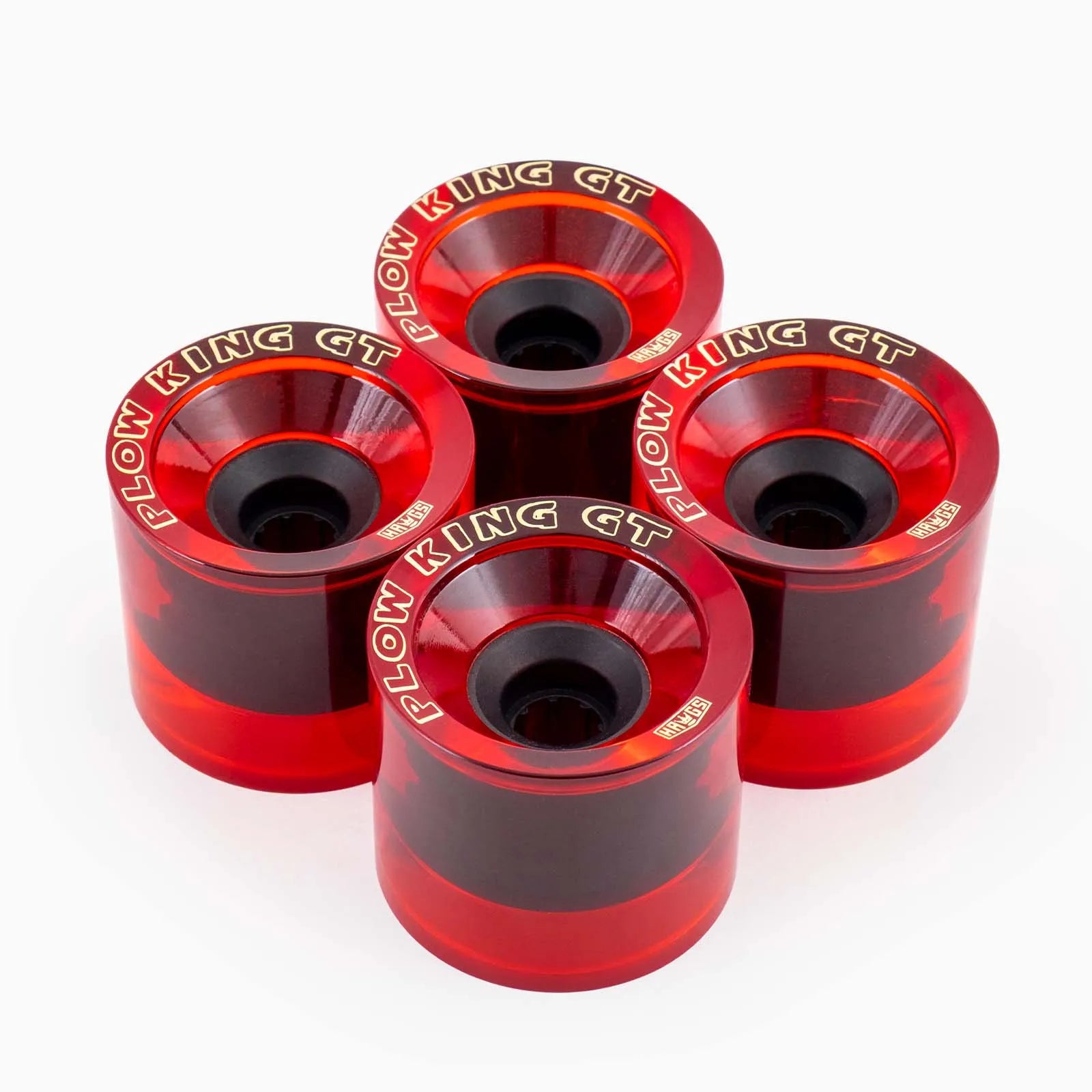 Hawgs Plow King GT 74mm 76a Longboard Wheels Red