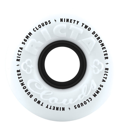 Ricta Wheels 56mm 92a Clouds Black Skateboard Wheels