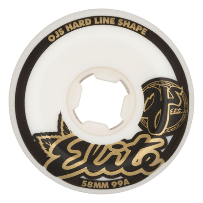 OJ Wheels 58mm 99a Elite Hardlines Skateboard Wheels