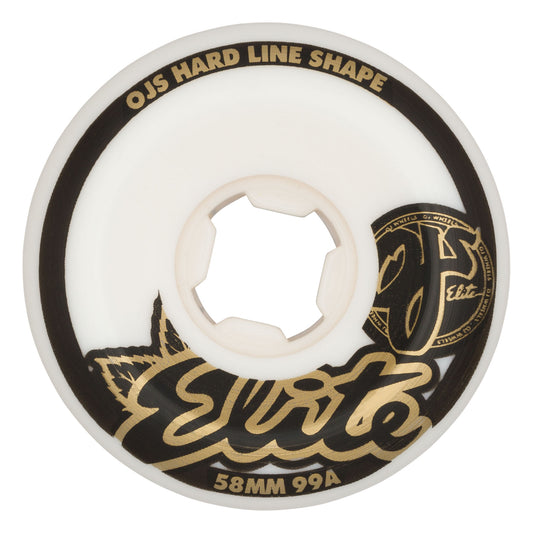 OJ Wheels 58mm 99a Elite Hardlines Skateboard Wheels