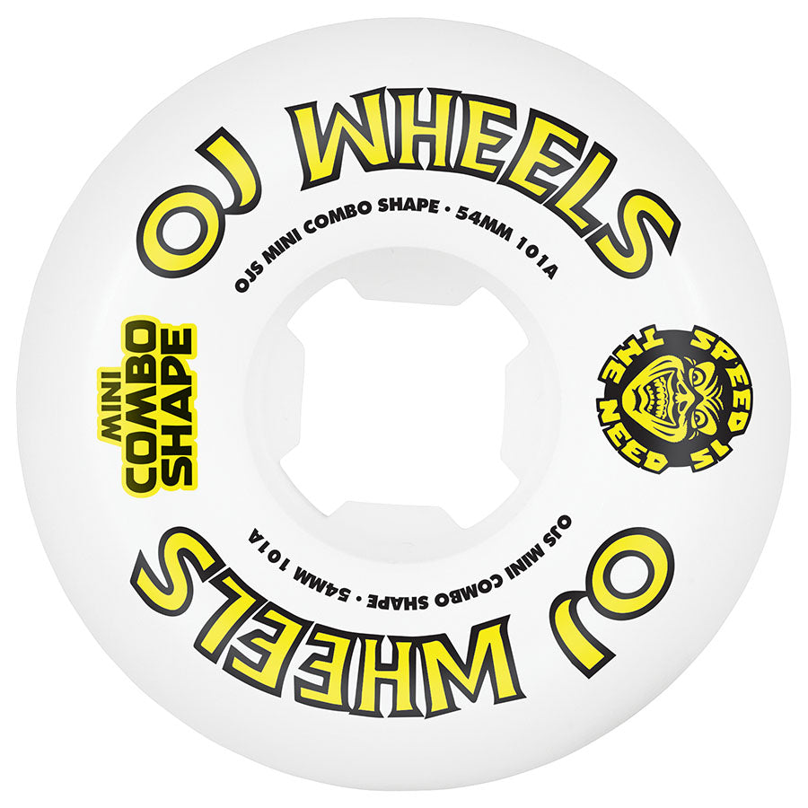 OJ Wheels Team Line Original Mini Combo 54mm 101a Skateboard Wheels