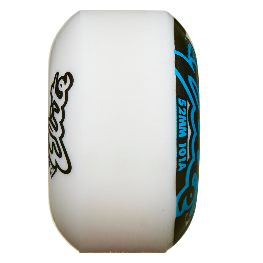 OJ Wheels Elite EZ Edge 52mm 101a Skateboard Wheels White Blue