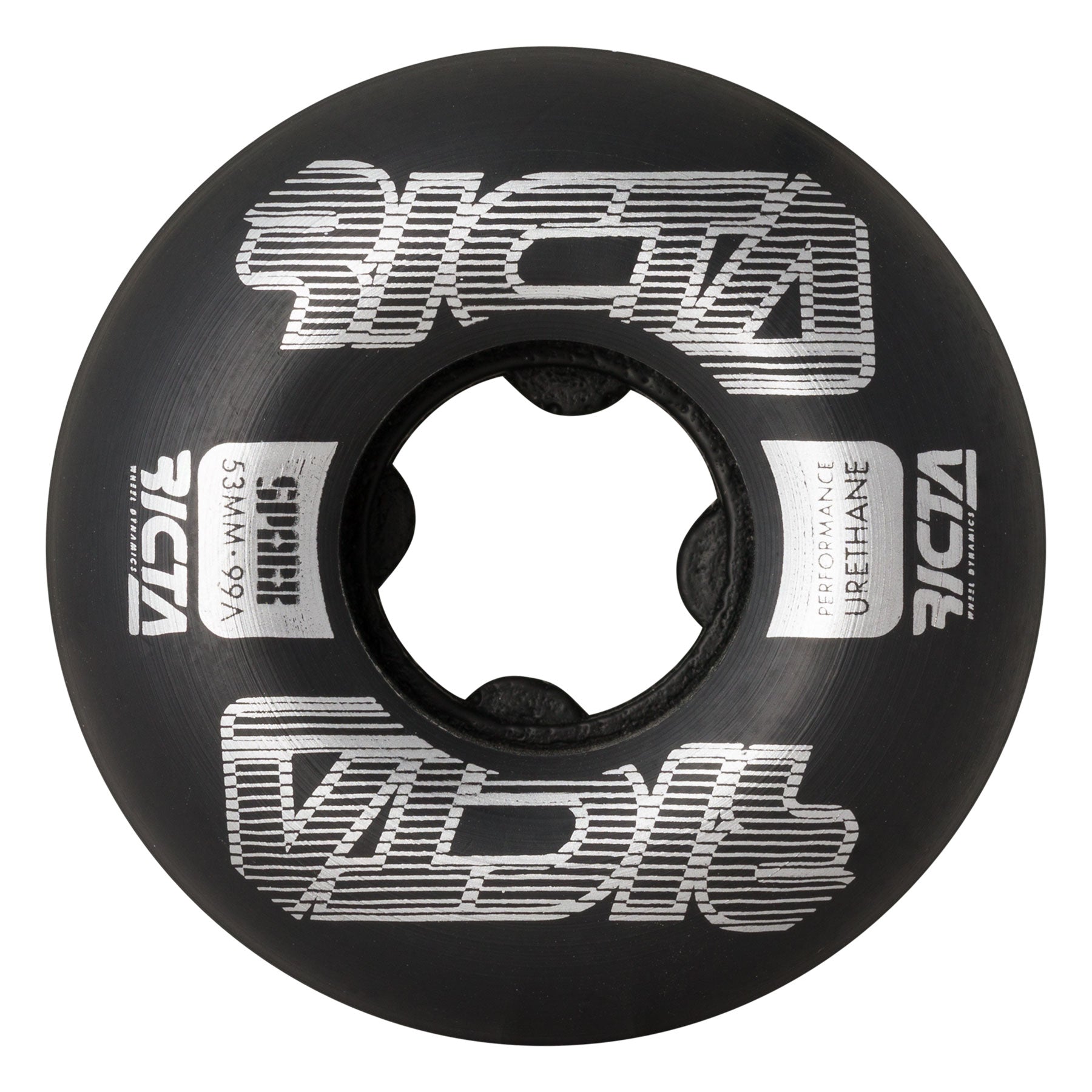 Ricta Wheels 53mm 99a Framework Sparx Black Skateboard Wheels