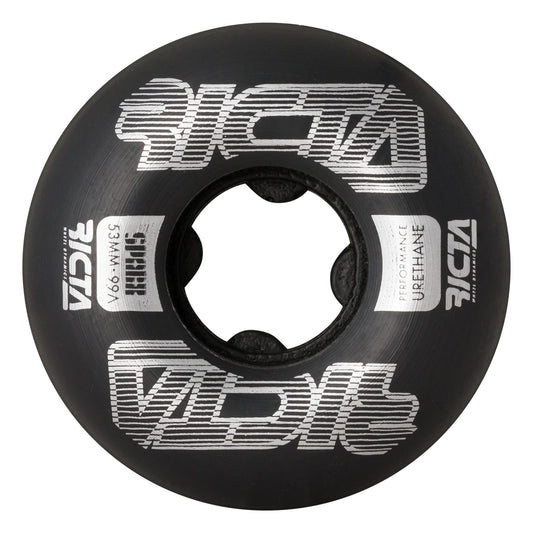 Ricta Wheels 53mm 99a Framework Sparx Black Skateboard Wheels