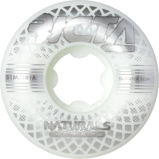 Ricta Wheels Reflective Naturals 51mm 101a Super Slim Skateboard Wheels