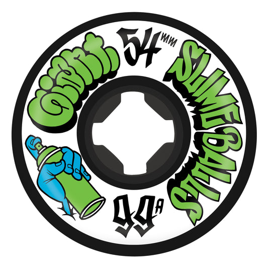 Slime Balls Wheels 54mm 99a Mike Giant Speed Balls Black Skate Wheels