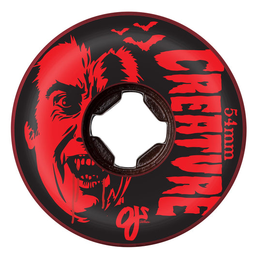 OJ Wheels 54mm 97a How To Kill A Vampire Bloodsuckers Red Black Skateboard Wheels
