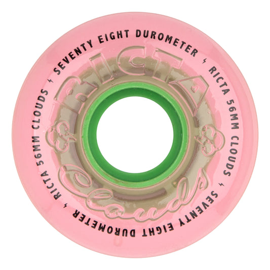 Ricta Wheels 56mm 78a Watermelon Clouds Pink Skateboard Wheels