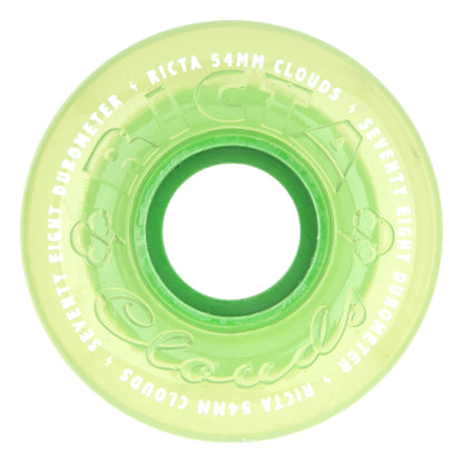Ricta Wheels 54mm 78a Mojito Clouds Yellow Skateboard Wheels