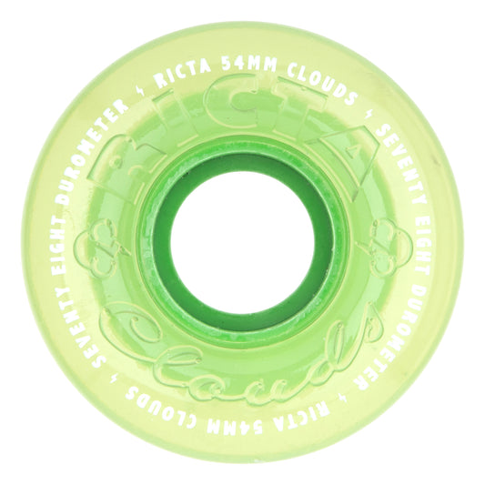 Ricta Wheels 54mm 78a Mojito Clouds Yellow Skateboard Wheels