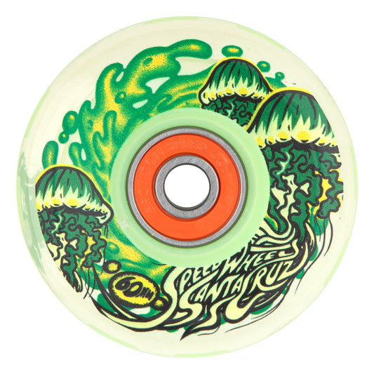 Slime Balls Wheels 60mm 78a Jelly Fish Light Ups OG Slime GITD Lonboard Wheels