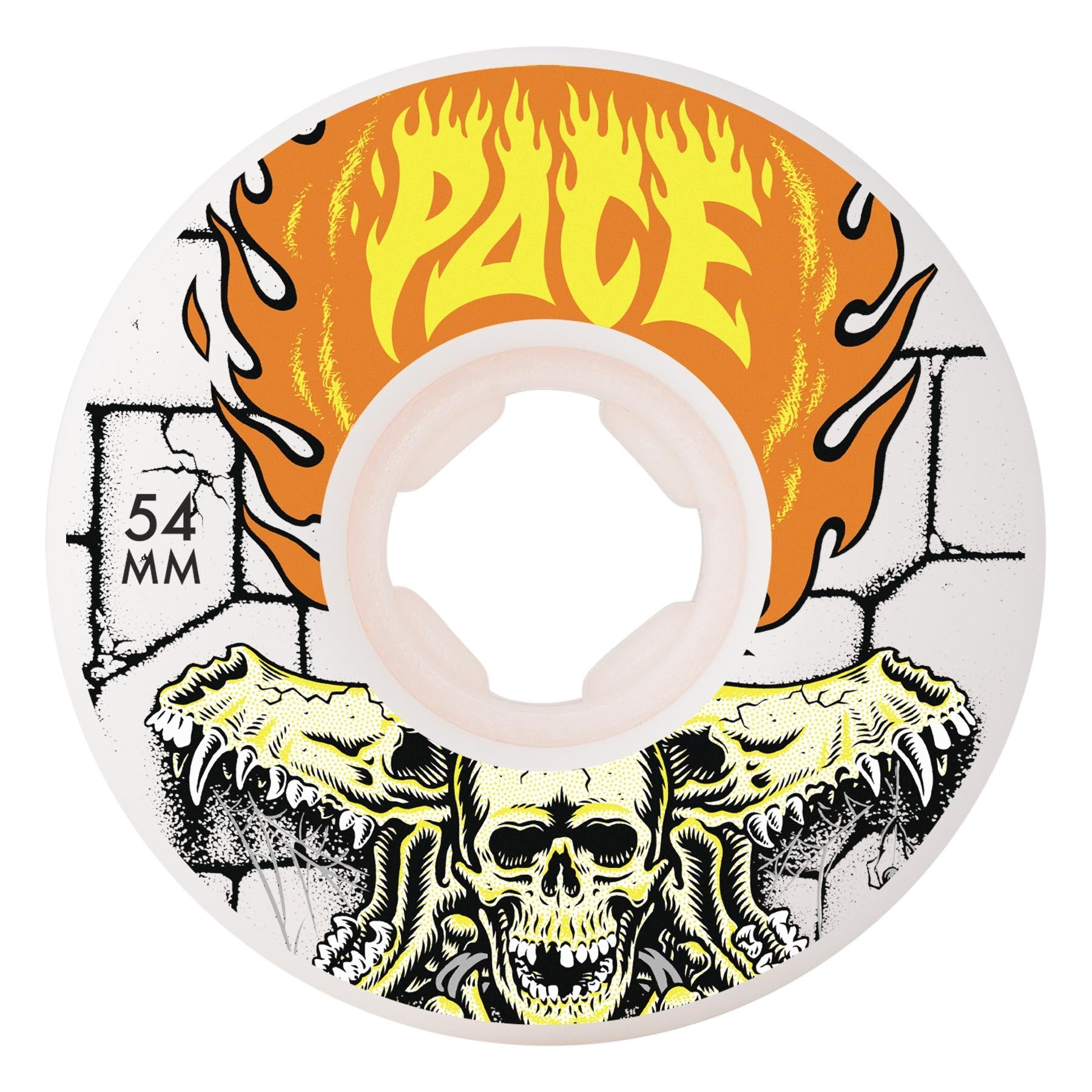 OJ Wheels 54mm 101a Rob Pace Dungeon Elite Chubbies White Skateboard Wheels