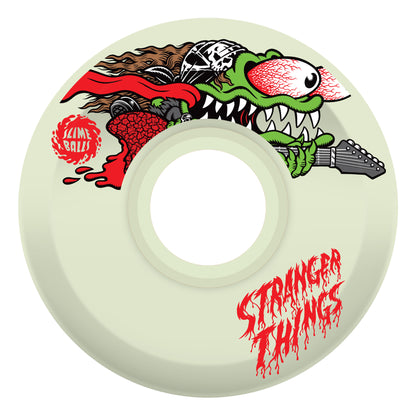 Slime Balls x Stranger Things 60mm 78a Meek Slasher Eddie OG Slime GITD Skate Wheels