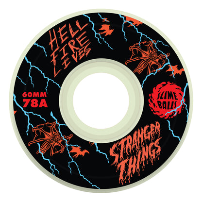 Slime Balls x Stranger Things 60mm 78a Meek Slasher Eddie OG Slime GITD Skate Wheels