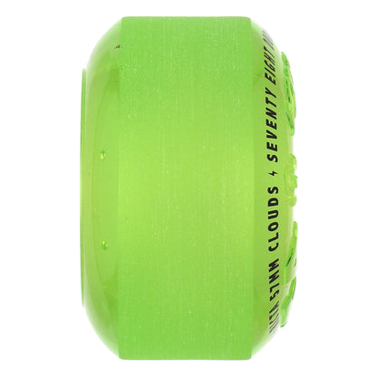 Ricta Wheels 57mm 78a Transparent Green Glow in the Dark Skateboard Wheels
