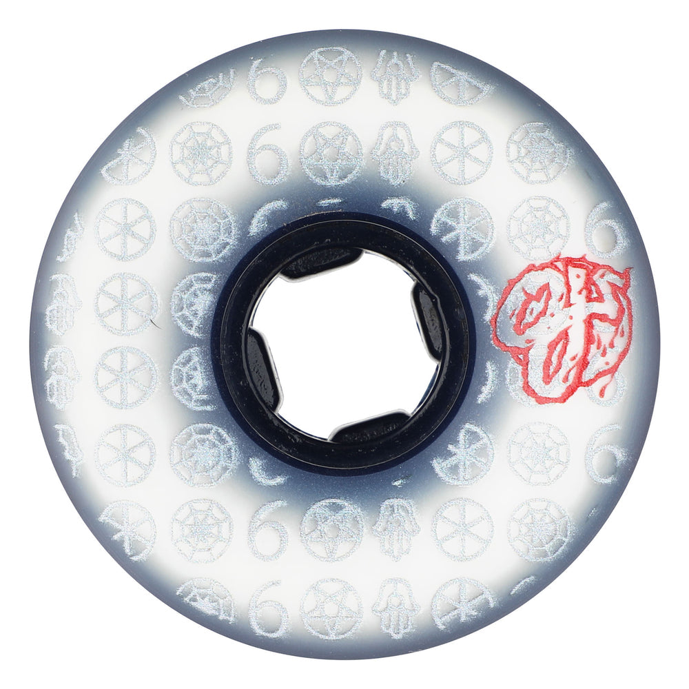OJ Wheels 54mm 97a Book of Bloodsuckers Bloodsuckers White Hardline Skateboard Wheels