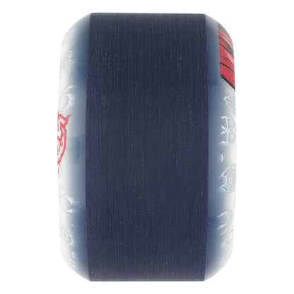 OJ Wheels 54mm 97a Book of Bloodsuckers Bloodsuckers White Hardline Skateboard Wheels