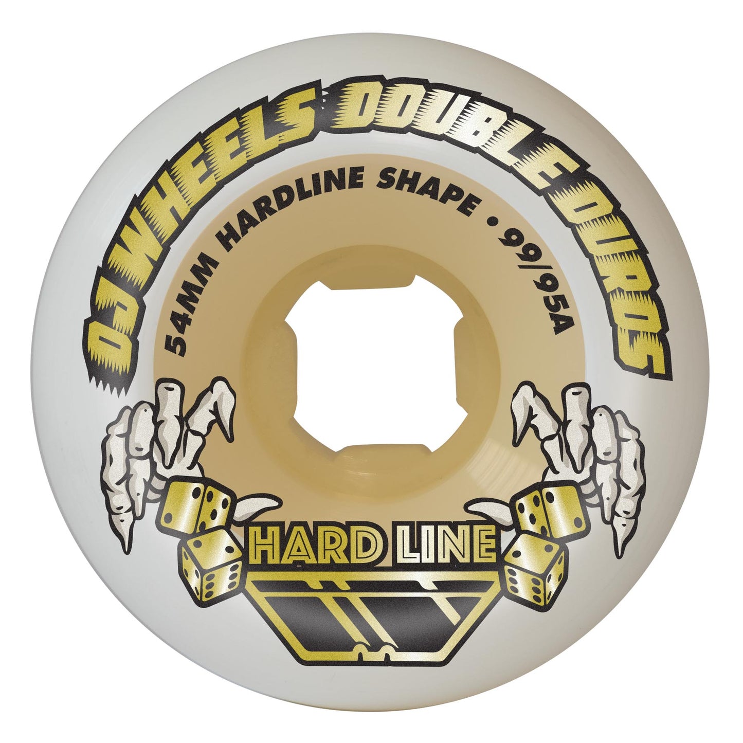 OJ Wheels 54mm 101a/95a Double Duro Gum Hardline Skateboard Wheels