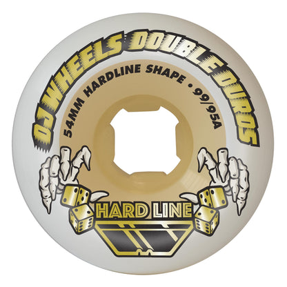 OJ Wheels 54mm 101a/95a Double Duro Gum Hardline Skateboard Wheels