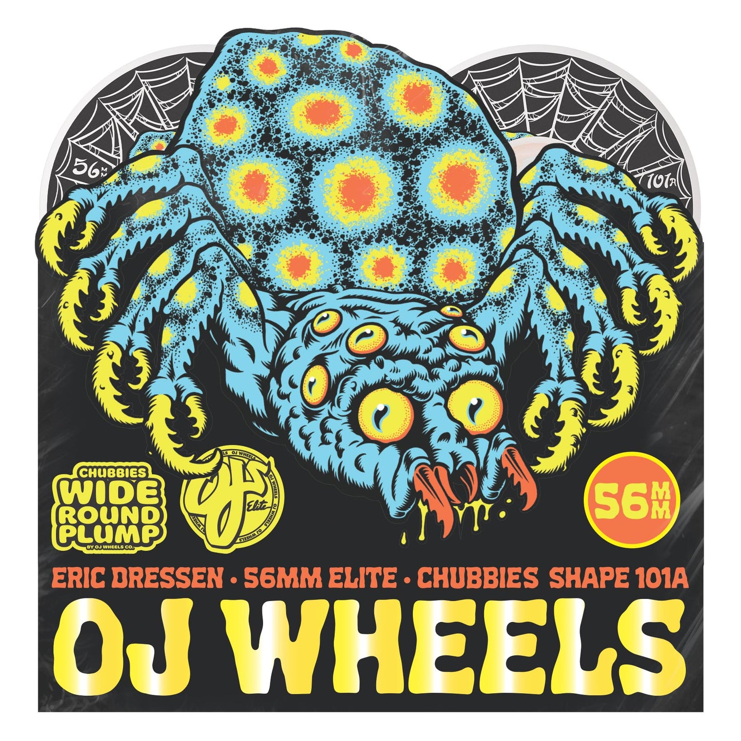 OJ Wheels Dressen PIT Elite Mini Combo 56mm 101a Skateboard Wheels