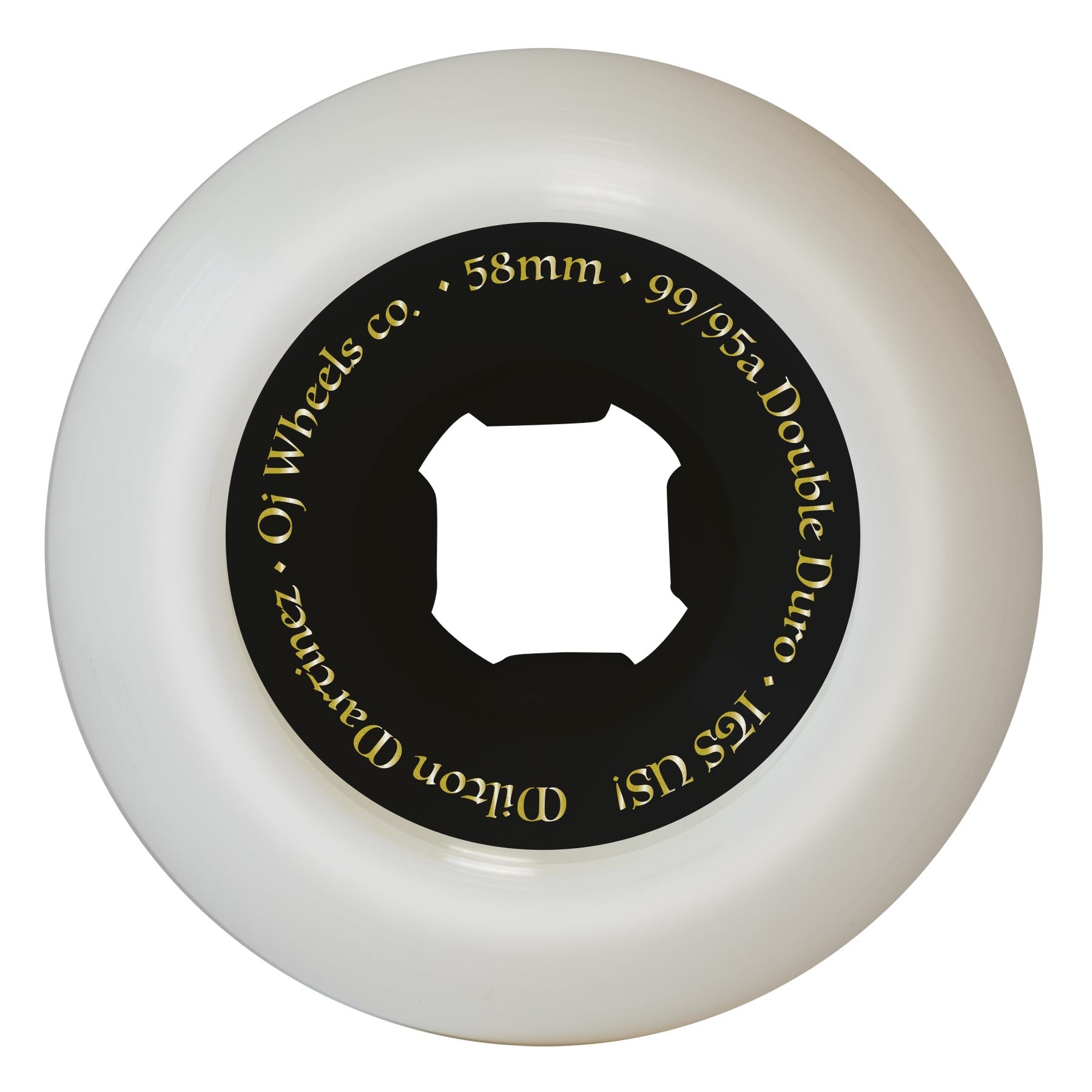 OJ Wheels 58mm 99a/95a Milton Martinez Its Us Witches Double Duro White Mini Combo Skateboard Wheels