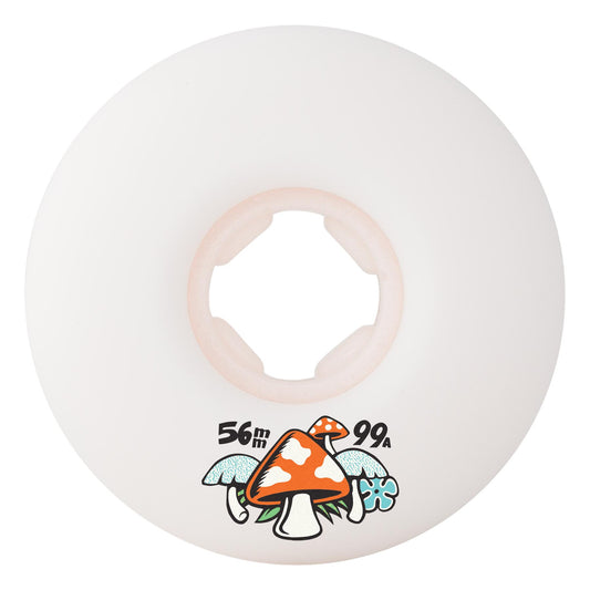 OJ Wheels 56mm 99a Erick Winkowski Mushroom Elite White Mini Combo Skateboard Wheels