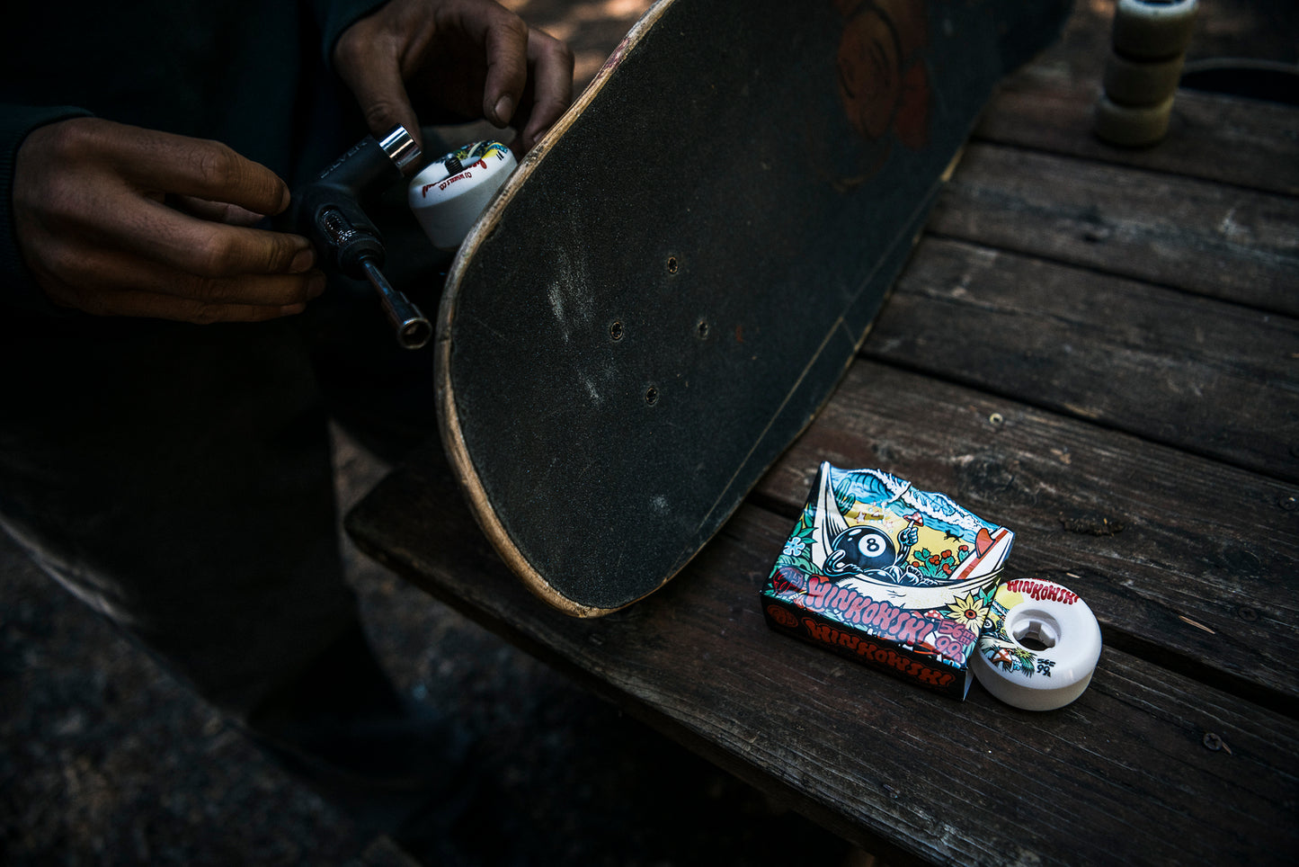 OJ Wheels 56mm 99a Erick Winkowski Mushroom Elite White Mini Combo Skateboard Wheels