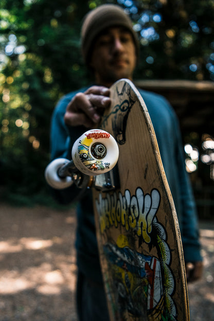OJ Wheels 56mm 99a Erick Winkowski Mushroom Elite White Mini Combo Skateboard Wheels