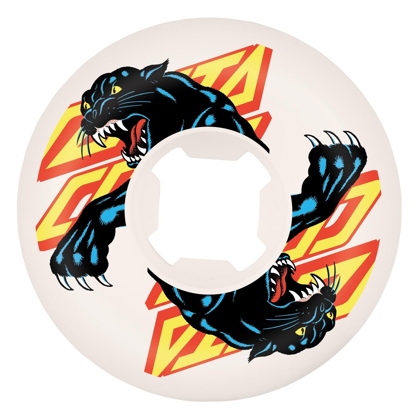 Slime Balls Wheels 54mm 95a Natas Reissue White Hardline Skate Wheels