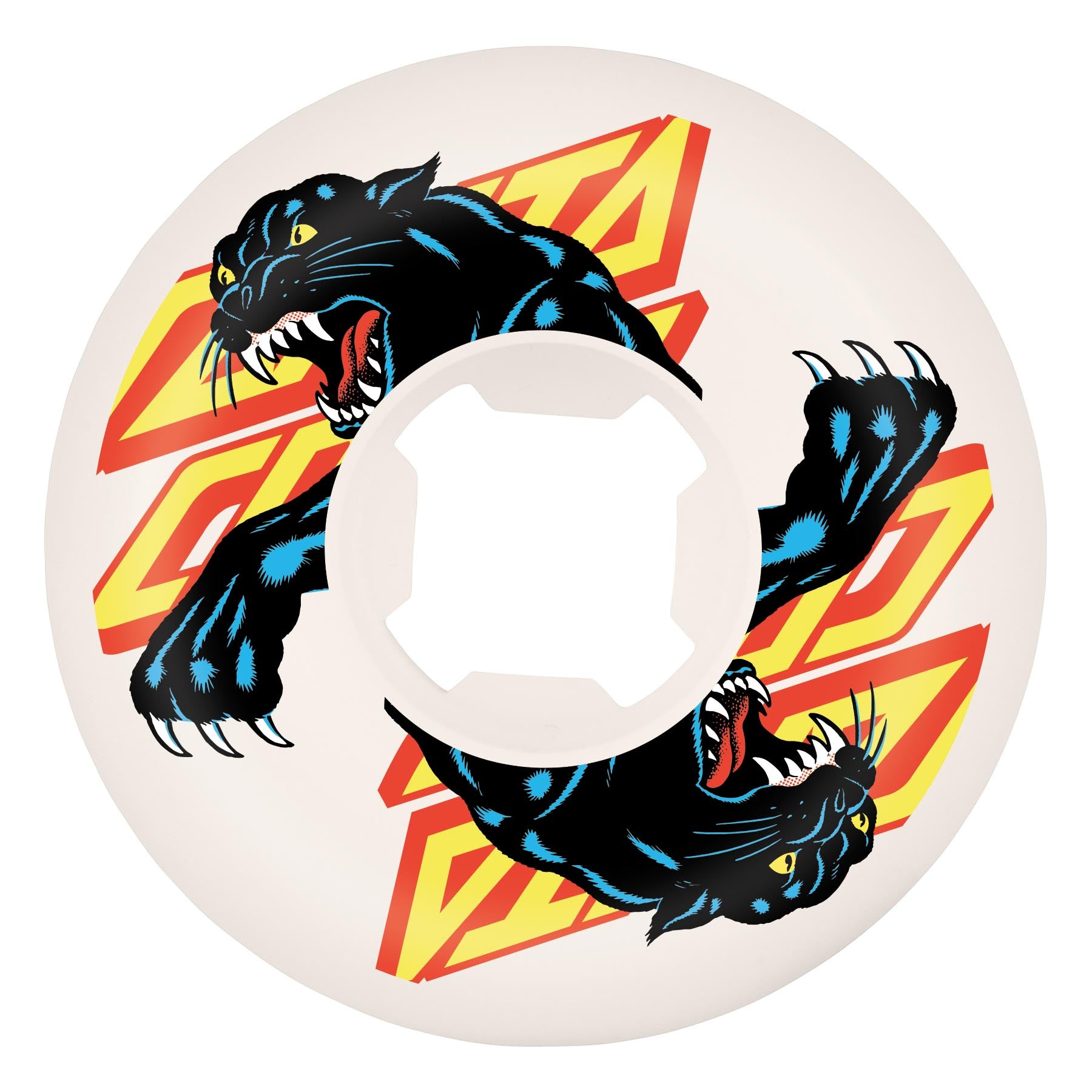Slime Balls Wheels 54mm 95a Natas Reissue White Hardline Skate Wheels