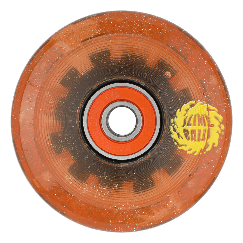 Slime Balls 60mm 78a Frog Trips Light Ups OG Slime Red Glitter Skate Wheels