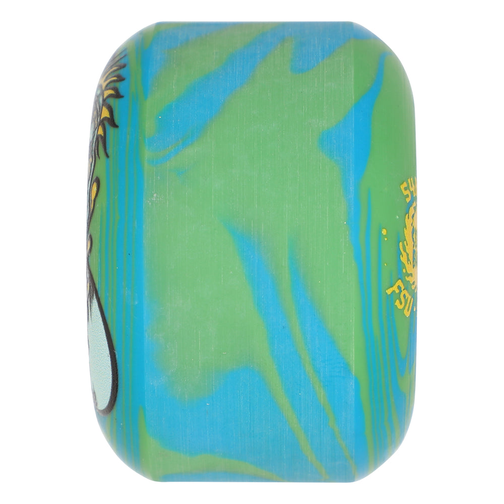 Slime Balls 54mm 99a Greyson Fletcher Guest Chubbies Green Blue Swirl Skate Wheels