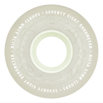 Ricta Wheels 57mm 78a Aqua Glow in the Dark Skateboard Wheels