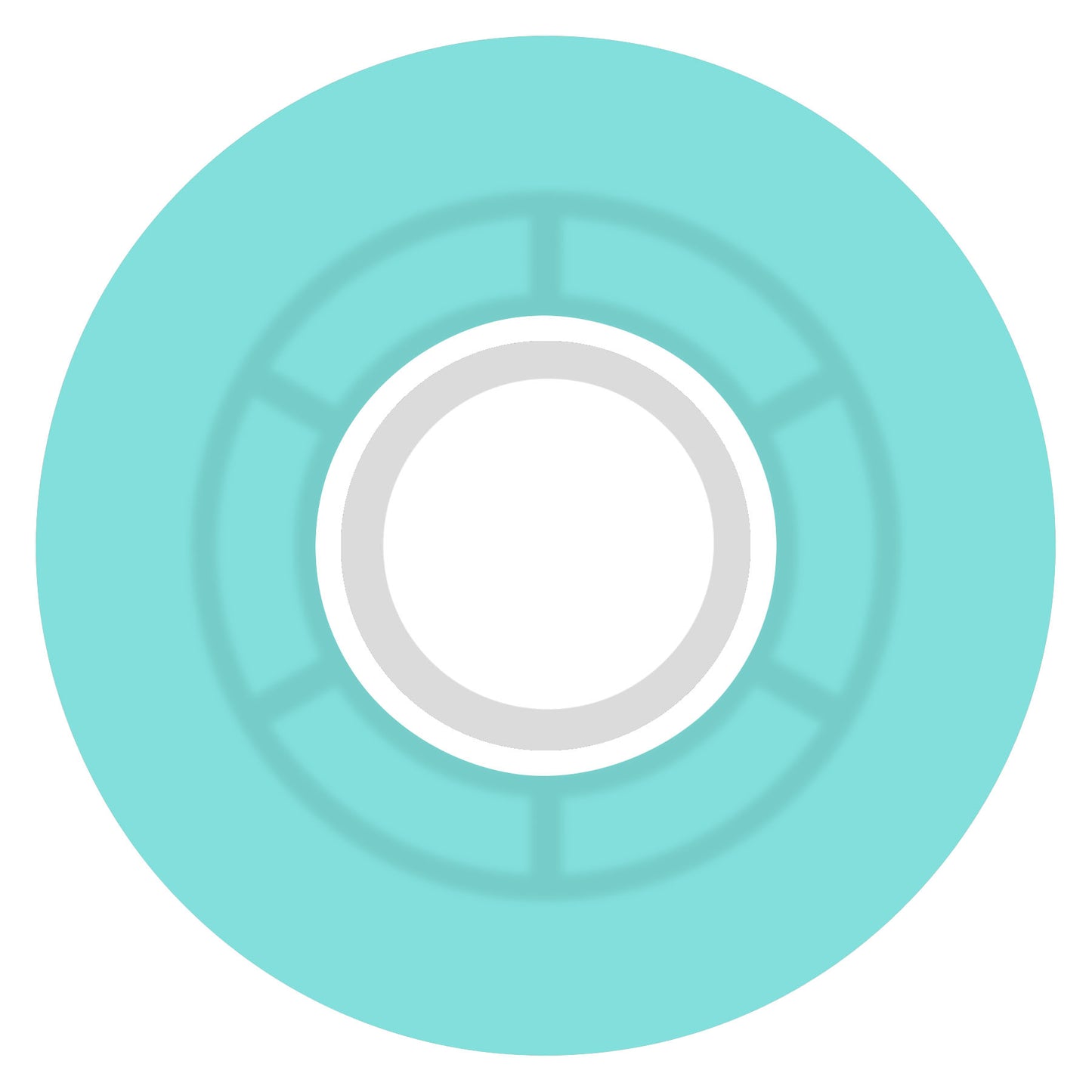 Ricta Wheels 57mm 78a Clouds Transparent Aqua White Skateboard Wheels