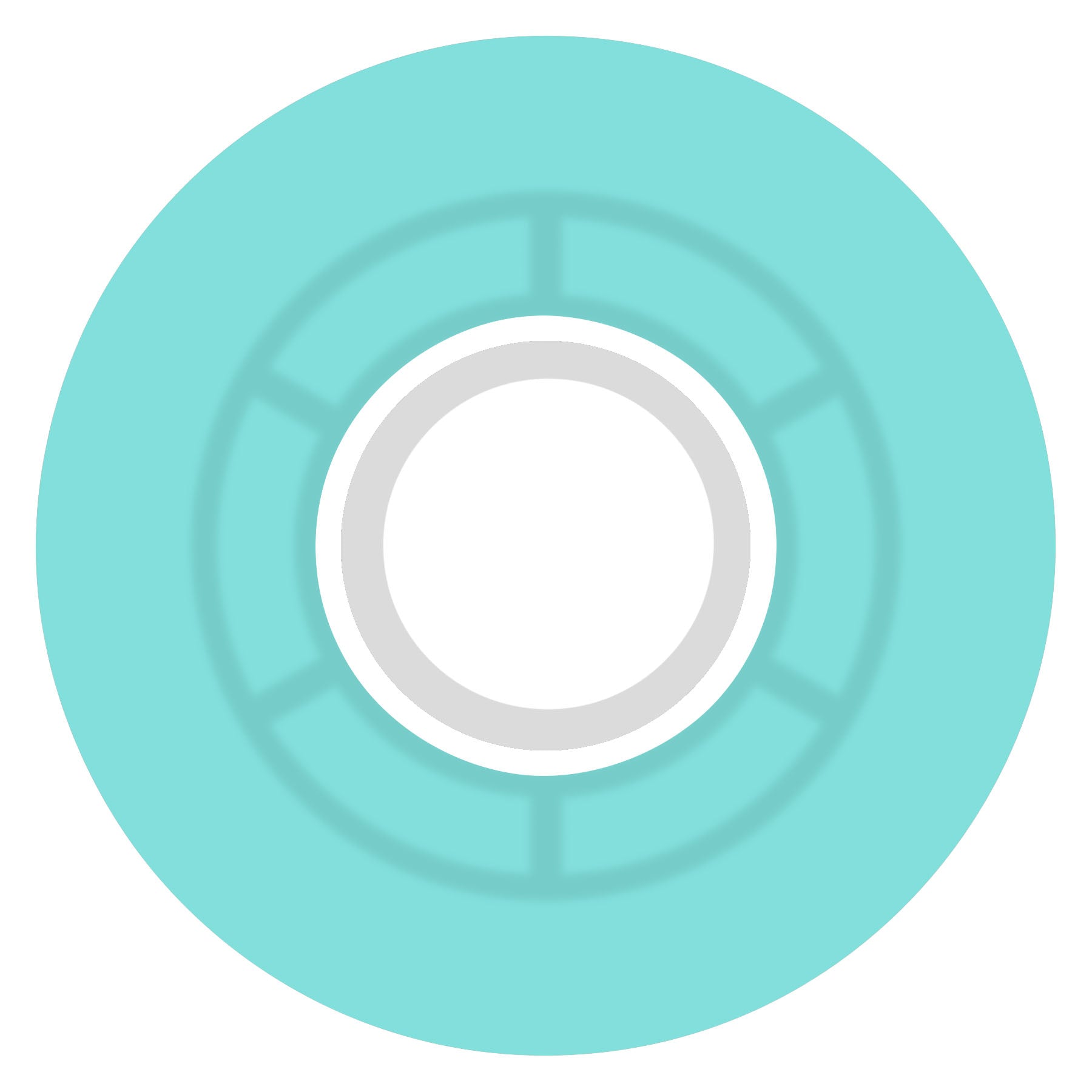 Ricta Wheels 57mm 78a Clouds Transparent Aqua White Skateboard Wheels