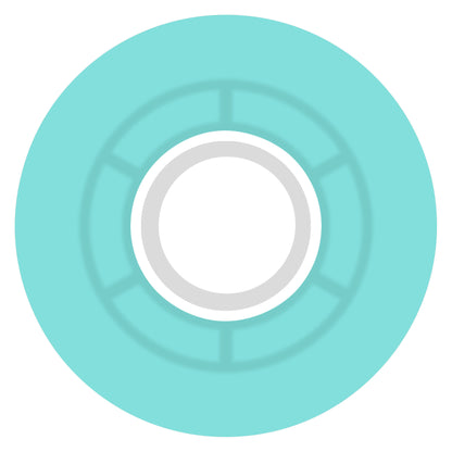 Ricta Wheels 57mm 78a Clouds Transparent Aqua White Skateboard Wheels