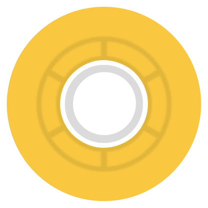 Ricta Wheels 55mm 78a Clouds Transparent Citrus White Skateboard Wheels