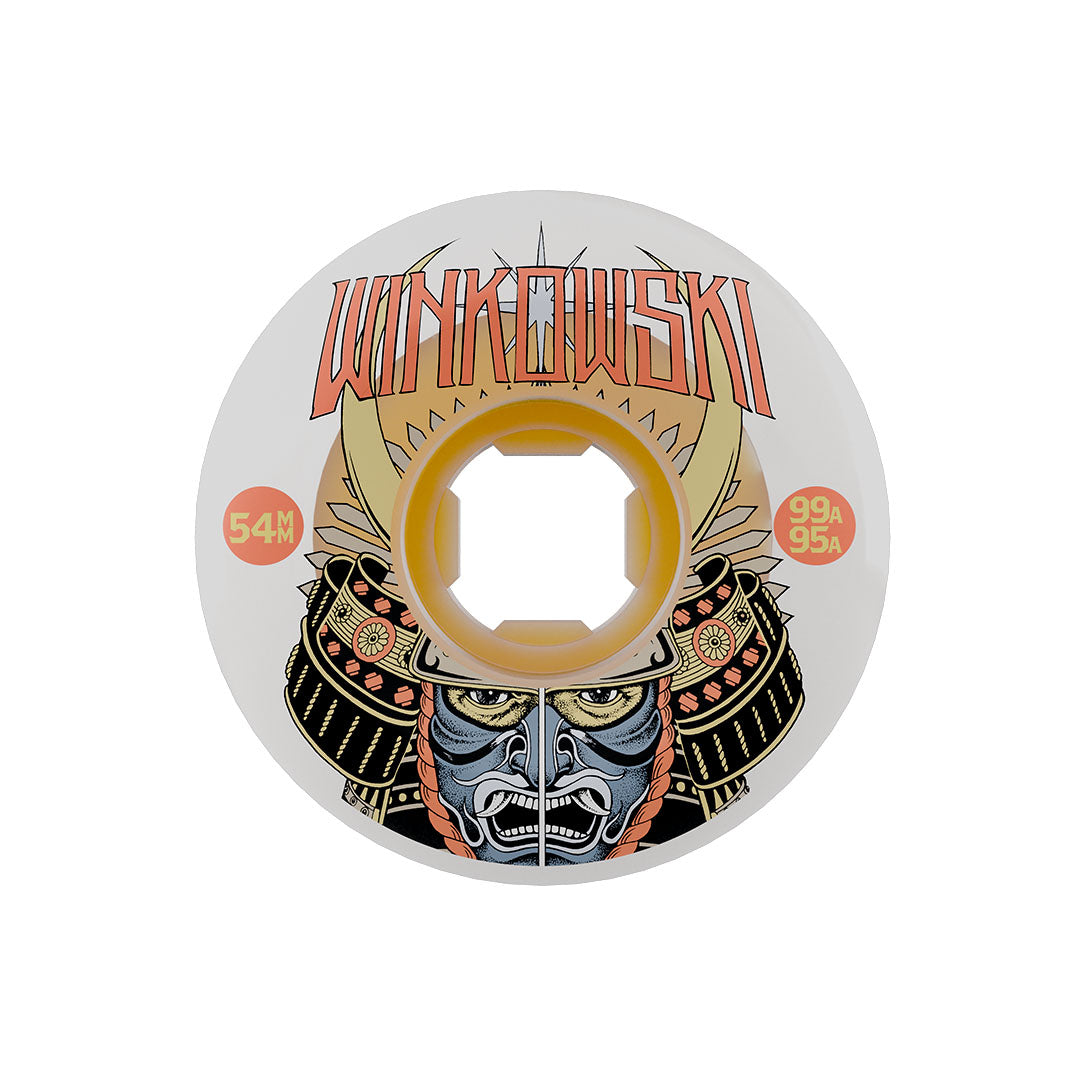 OJ Wheels 54mm 99a/95a Erick Winkowski Samurai Double Duro White Chubbies Skateboard Wheels