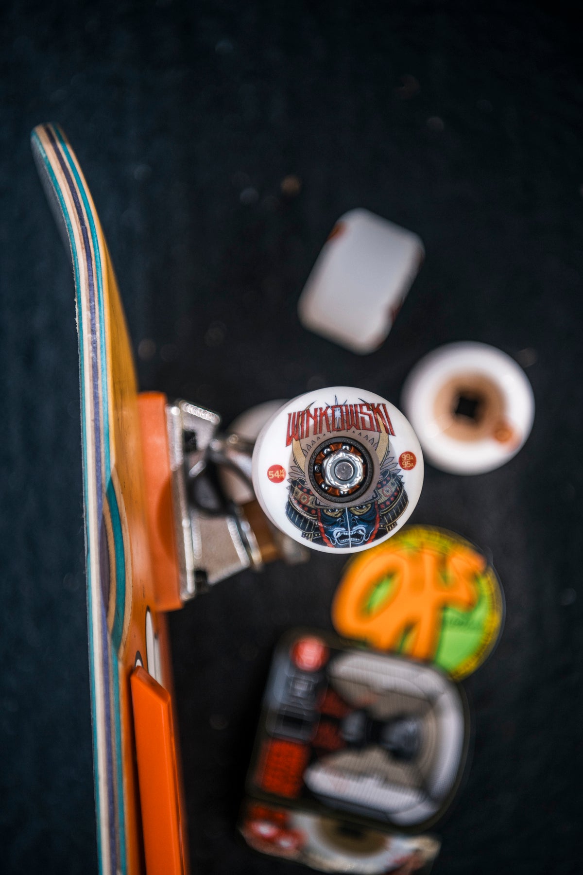 OJ Wheels 54mm 99a/95a Erick Winkowski Samurai Double Duro White Chubbies Skateboard Wheels