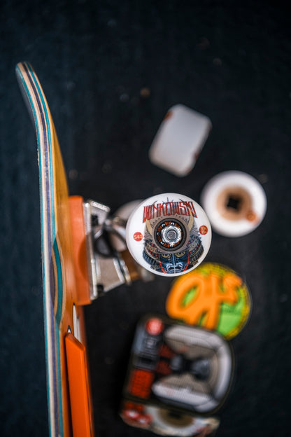 OJ Wheels 54mm 99a/95a Erick Winkowski Samurai Double Duro White Chubbies Skateboard Wheels