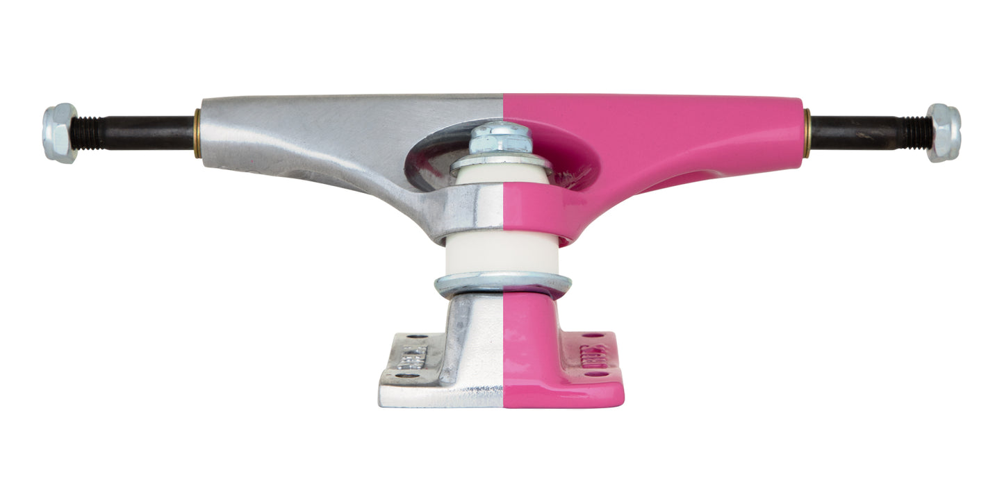 Krux Trucks K5 Dipt Pink/Silver Standard Skateboard Trucks