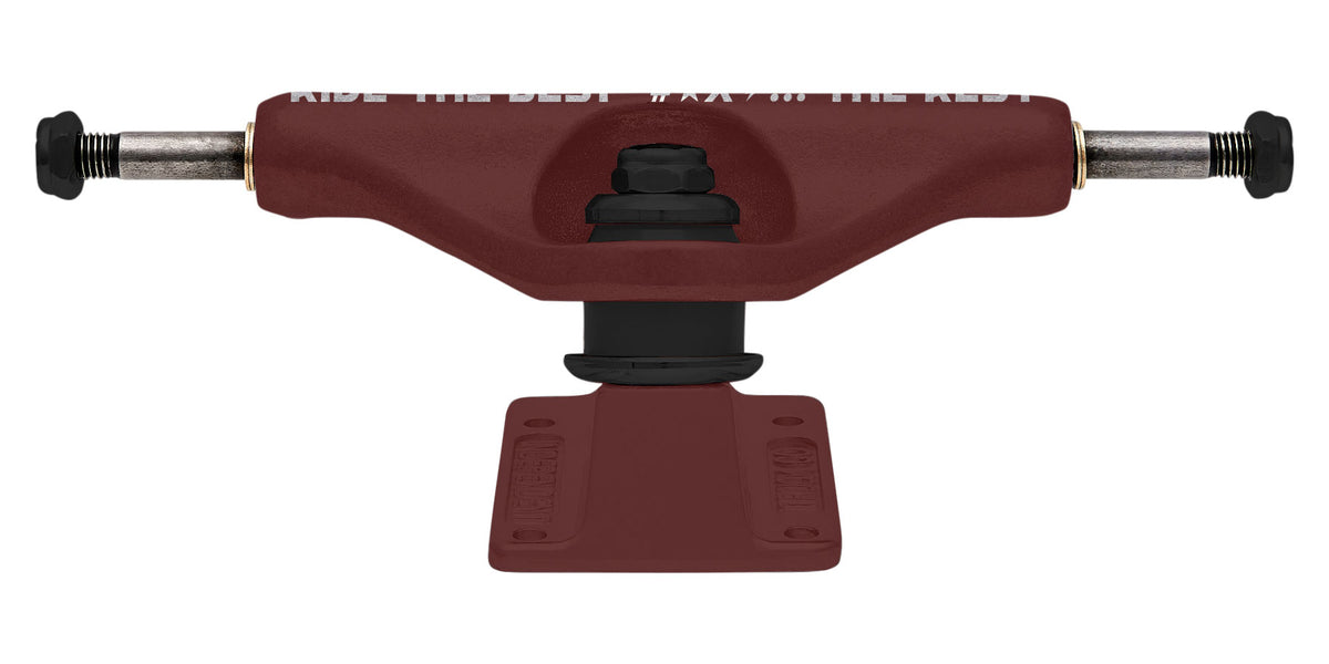 Independent Stage 11 Forged Hollow RTB FTR Burgundy Standard Trucks