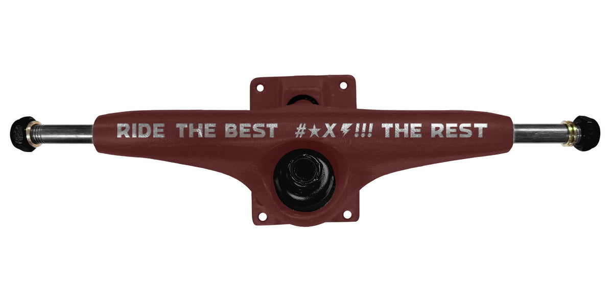 Independent Stage 11 Forged Hollow RTB FTR Burgundy Standard Trucks
