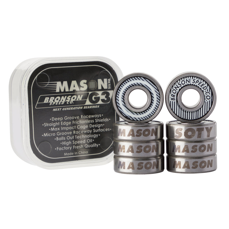 Bronson Speed Co. Mason Silva Pro G3 Skateboard Bearings