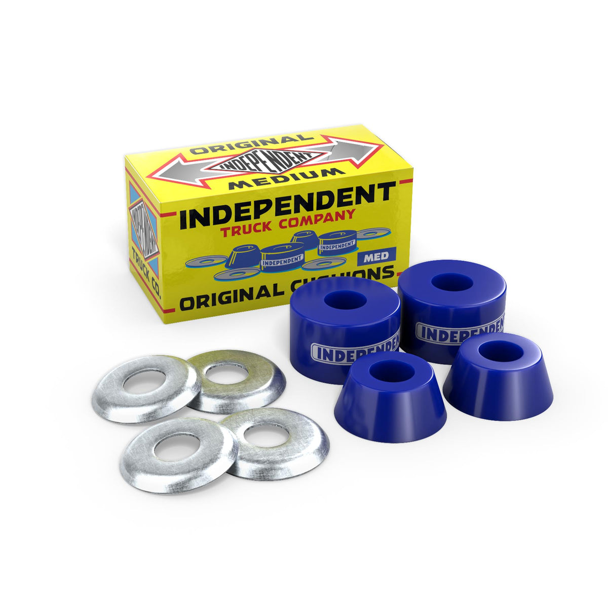 Independent Genuine Parts Standard Cylinder Skateboard Truck Cushions Medium 92a Blue
