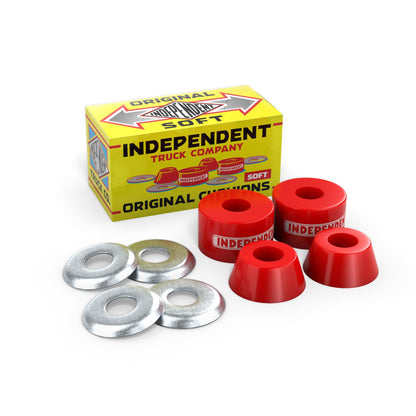 Independent Genuine Parts Standard Cylinder Skateboard Truck Cushions Red Soft 90a