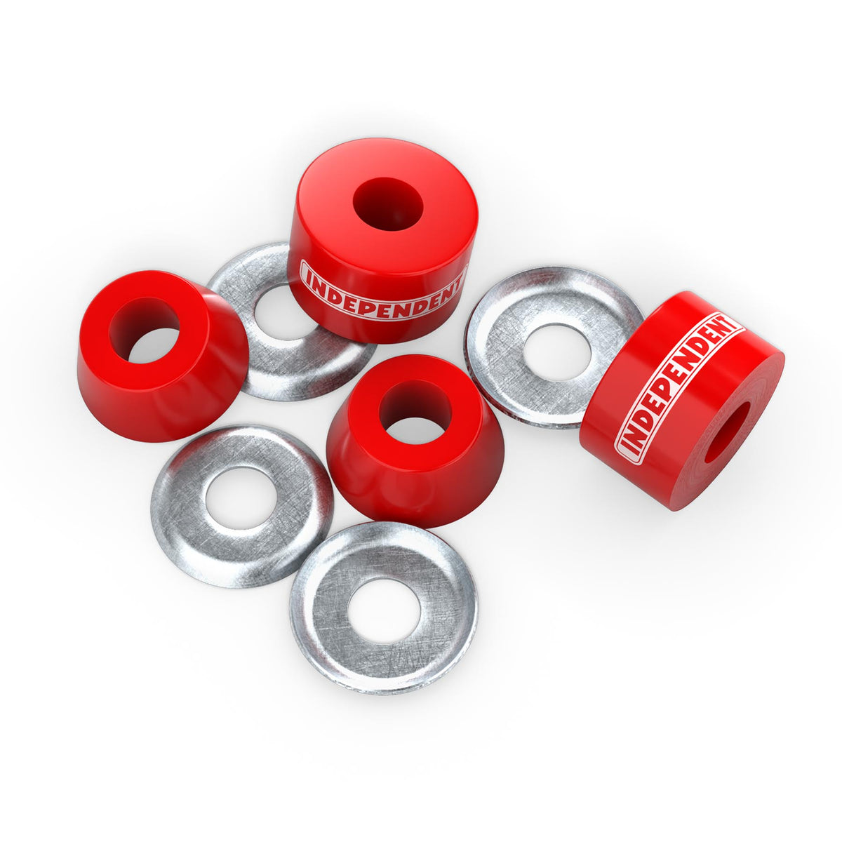 Independent Genuine Parts Standard Cylinder Skateboard Truck Cushions Red Soft 90a