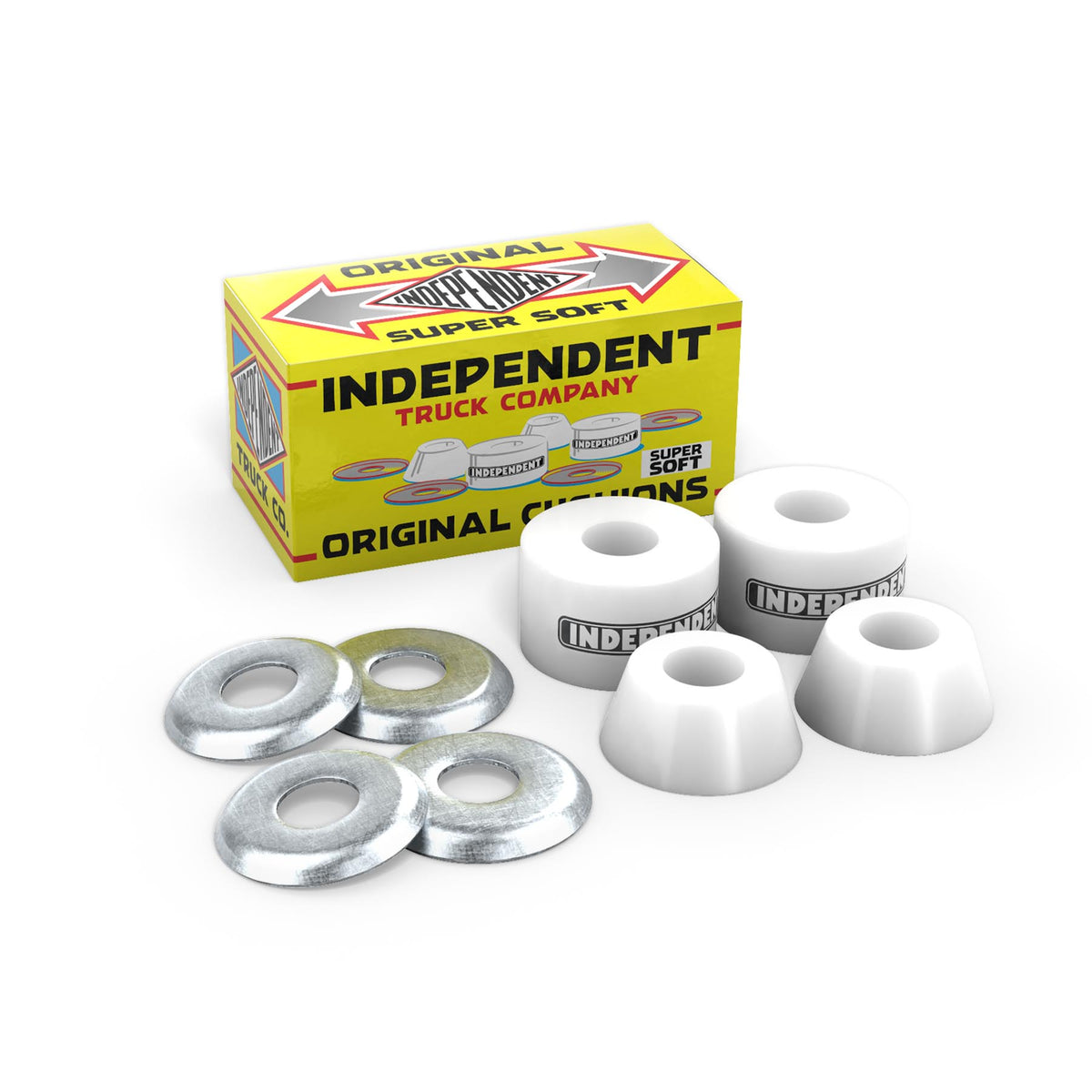 Independent Genuine Parts Standard Cylinder Skateboard Truck Cushions White Super Soft 88a